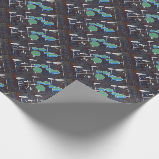 Papier Cadeau Monde de tambour (Coin)