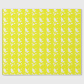 Papier Cadeau Monde Élégant Citron (Plat)