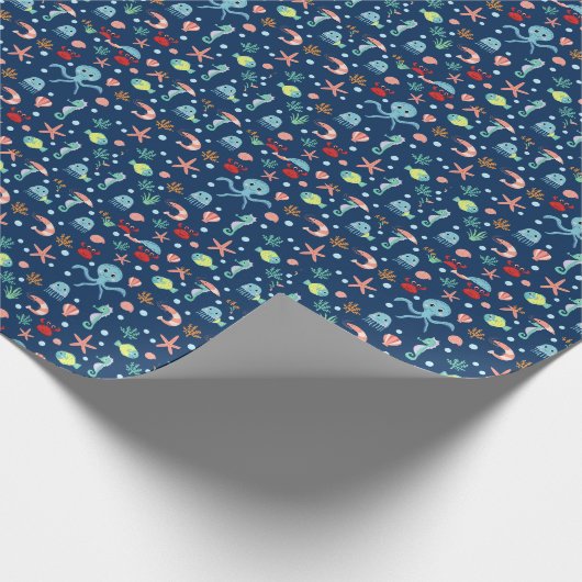 Papier Cadeau Monde marin (Coin)