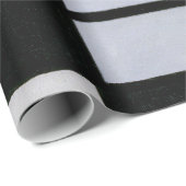 Papier Cadeau Mondrial Composition Rouge Jaune Bleu Noir (Coin rond)