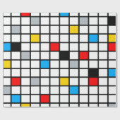 Papier Cadeau Mondrian Mania Retro (Plat)