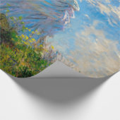 Papier Cadeau Monet Femme Parasol Impressionnisme (Coin)