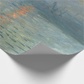 Papier Cadeau Monet Impression Sunrise Soleil Levant Peinture Le (Coin)