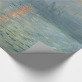 Papier Cadeau Monet Impression Sunrise Soleil Levant Peinture Le (Coin)