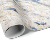 Papier Cadeau Monet - La Magpie (Coin rond)