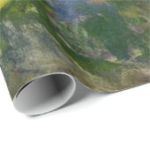 Papier Cadeau Monet Water Lilies Fine Art (1916) (Coin rond)