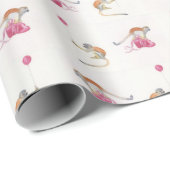 Papier Cadeau Monkey Party Birthday Gift Wrap 1,8 m (Coin rond)