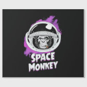 Papier Cadeau Monkey Space (Plat)