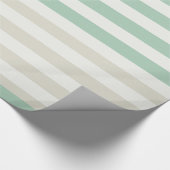 Papier Cadeau Monnaie, Pale et White Stripes Anniversaire (Coin)