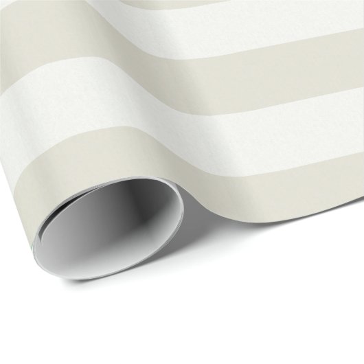 Papier Cadeau Monnaie, Pale et White Stripes Anniversaire (Coin rond)