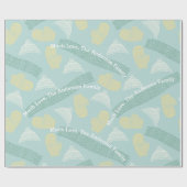 Papier Cadeau Monnaie Personnalisée Knit Aztec Casquettes Mitten (Plat)