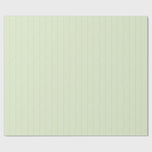 Papier Cadeau Monnaie verte et blanche (Plat)