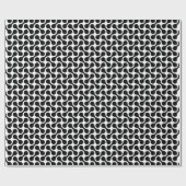 Papier Cadeau Mono Maze - Retro Flow Wrapping Paper (Plat)