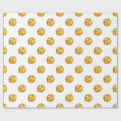 Papier Cadeau monocle émoji (Plat)