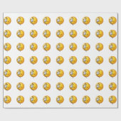 Papier Cadeau monocle émoji (Plat)
