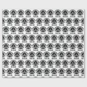 Papier Cadeau Monograme de Black Clam (Plat)