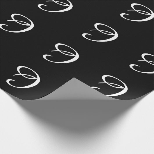 PAPIER CADEAU MONOGRAMME (Coin)