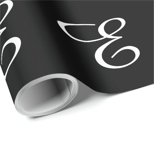 PAPIER CADEAU MONOGRAMME (Coin rond)