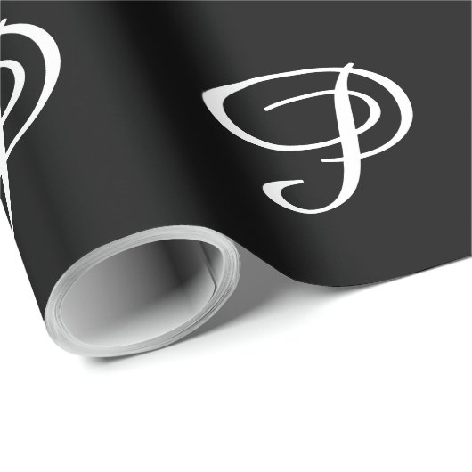 PAPIER CADEAU MONOGRAMME (Coin rond)