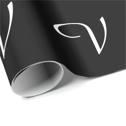 PAPIER CADEAU MONOGRAMME (Coin rond)