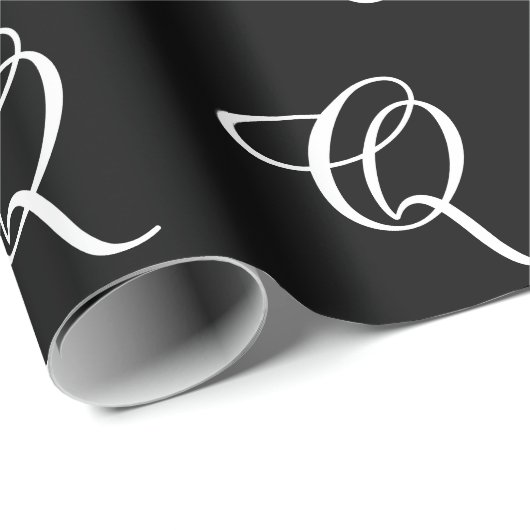 PAPIER CADEAU MONOGRAMME (Coin rond)