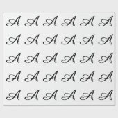PAPIER CADEAU MONOGRAMME (Plat)