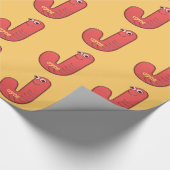 Papier Cadeau monogramme animal - J (Coin)