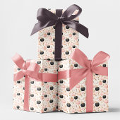 Papier Cadeau Monogramme de citrouille moderne – Initiale person