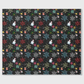 Papier Cadeau Monogramme Décor Décor de Noël (Plat)