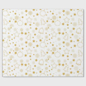 Papier Cadeau Monogramme Décor Décor de Noël (Plat)