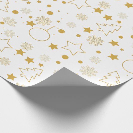 Papier Cadeau Monogramme Décor Décor de Noël (Coin)