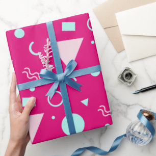 Papier Cadeau Monogramme Décoratif Tendance Amour Enterrement de