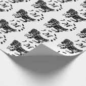 Papier Cadeau Monogramme d'Iguana (Coin)