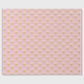 Papier Cadeau Monogramme Hanoukka Golden David Star (Plat)