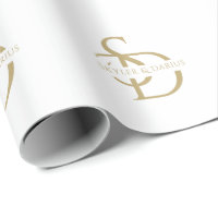 Monogramme Mariage Simple Personnalisé Avec Nom