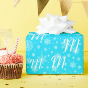 Papier Cadeau Monogramme personnalisé pour votre récepteur cadea