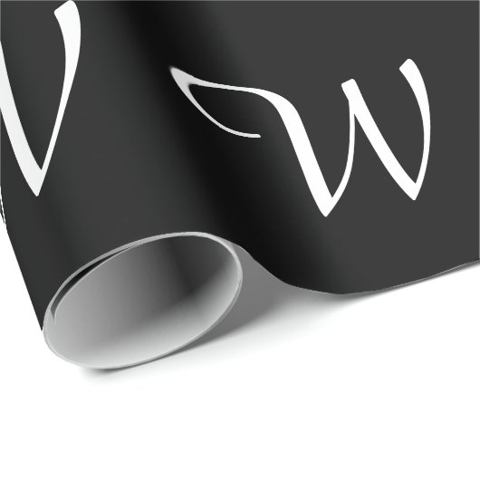 PAPIER CADEAU MONOGRAMMES (Coin rond)