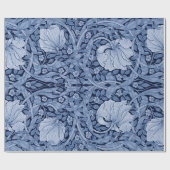 Papier Cadeau Monotone bleu Pimpernel, William Morris (Plat)