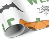 Papier Cadeau Monster Candy Parade Pour Halloween (Coin rond)