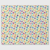 Papier Cadeau Monster Enfants ABC Silly Alphabet Monsters (Plat)