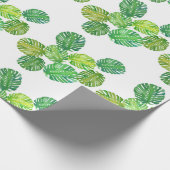 Papier cadeau Monstera Vert Jungle (Coin)