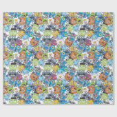 Papier Cadeau Monsters in the Box TR (Plat)