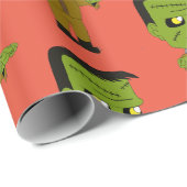 Papier Cadeau monstre chibi (Coin rond)