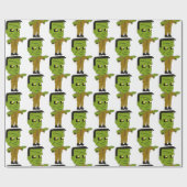 Papier Cadeau monstre chibi (Plat)