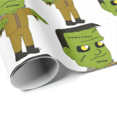 Papier Cadeau monstre chibi (Coin rond)