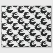 Papier Cadeau Monstre de dragon (Plat)