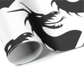 Papier Cadeau Monstre de dragon (Coin rond)