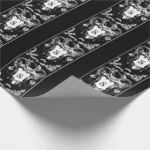 Papier Cadeau Monstre gothique décoration architecturale antique (Coin)