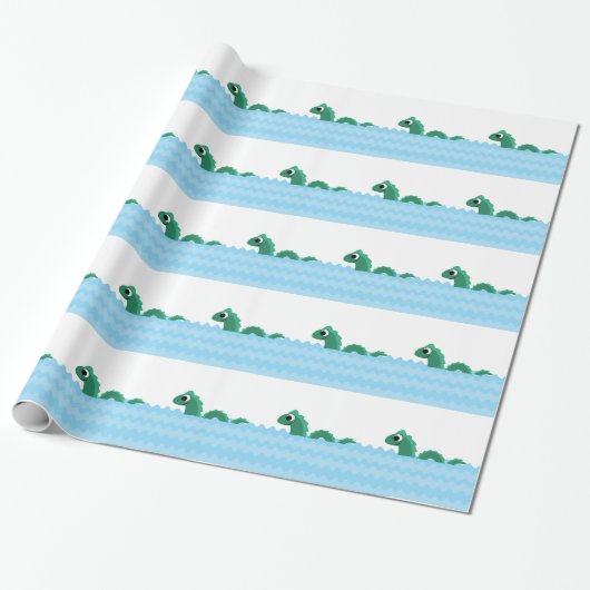 Papier Cadeau Monstre Mer (Déroulé)