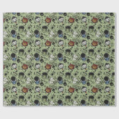 Papier Cadeau Monstres Universels- Vert (Plat)